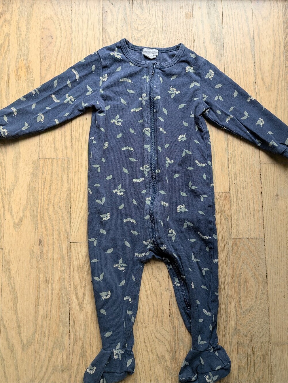 3/$20 Petit Lem Caterpillar Print Sleeper